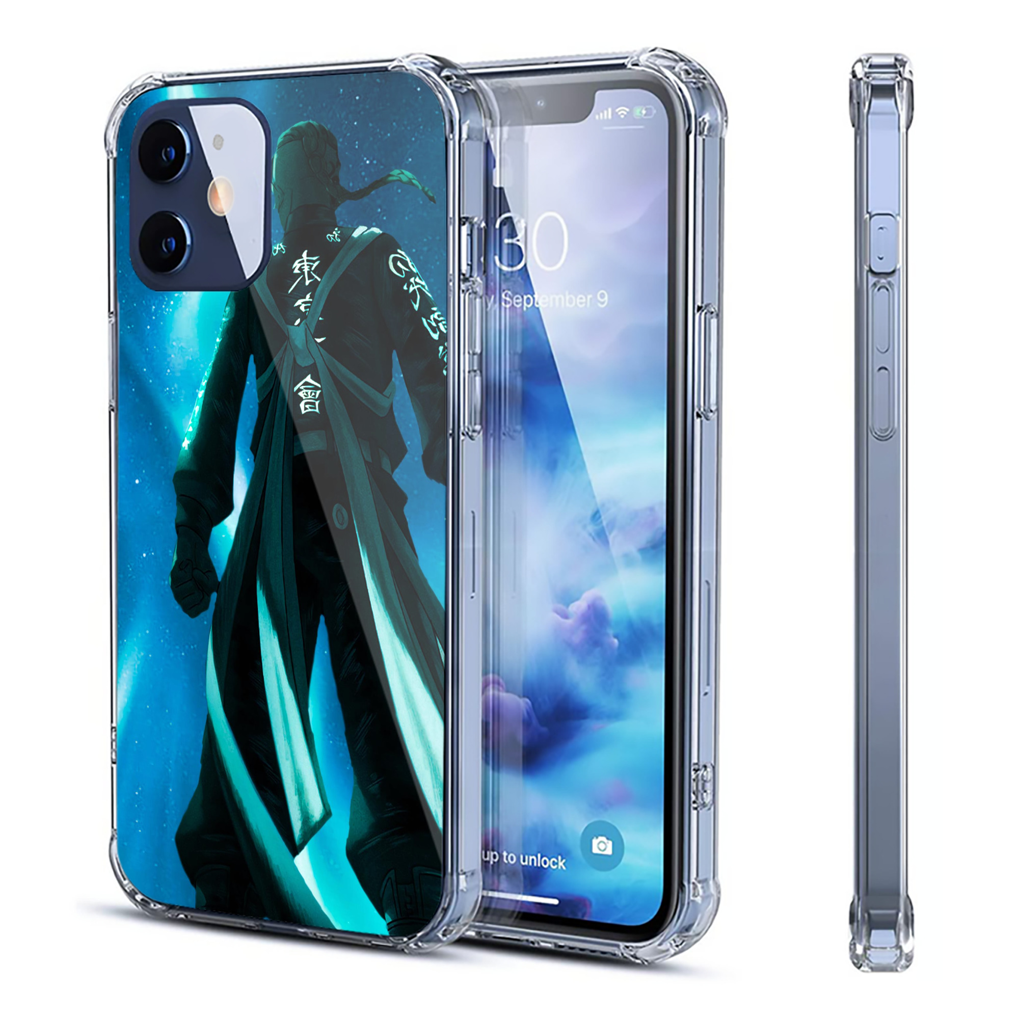（画像用） 東京リベンジャーズ Tokyo Revengers 【iPhone 12シリーズ対応】透明スマホケース（クリアソフトケース）